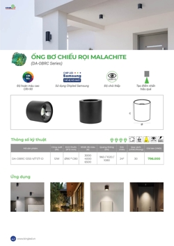 Báo giá đèn Led Ống bơ 2026